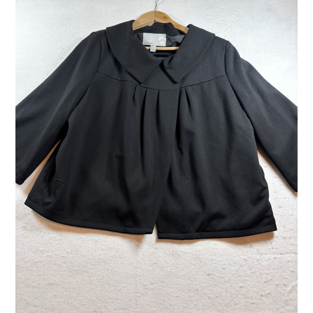 Old Navy Retro Lined Preppy Academia Cropped Swing Jacket Size XL